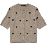 Vero Moda VERO MODA Damen Cardigan VMDoffy Cardigan Moon Rock W BLACK HEARTS