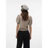 Vero Moda VERO MODA Damen Pullover VMDoffy Knit Moon Rock MELANGE