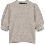 Vero Moda VERO MODA Damen Pullover VMDoffy Knit Moon Rock MELANGE