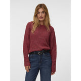 Vero Moda VERO MODA Damen Pullover VMNOVAH Pullover Windsor Wine MELANGE