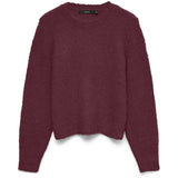 Vero Moda VERO MODA Damen Pullover VMNOVAH Pullover Windsor Wine MELANGE