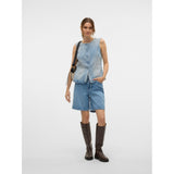 Vero Moda VERO MODA Damen Shorts VMVILLA Shorts Light Blue Denim