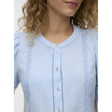 Vero Moda VERO MODA Damen Top VMNATALI Top Cashmere Blue