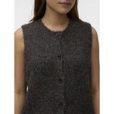 Vero Moda VERO MODA Damen Weste VMNOVAH Vest Chocolate Torte Melange