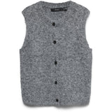 Vero Moda VERO MODA Damen Weste VMNOVAH Vest Dark grey melange