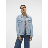 Vero Moda VERO MODA Damen Jacke VMTESSA Denim Jacket Light Blue Denim Detail RA339
