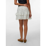Vero Moda VERO MODA Damenrock VMTRINE Skirt Snow White Marguerite Blue Jasper