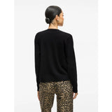 VILA VILA DAMEN STRICKJACKE VIRIL SHORT L/S KNIT CARDIGAN-NOOS Cardigan Black