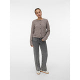 Vero Moda Vero Moda Damen Cardigan VMNOVAH Cardigan Brown Lentil MELANGE