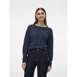 Vero Moda Vero Moda Damen Strick VMDOFFY Knit Navy blazer w. black melange