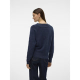 Vero Moda Vero Moda Damen Strick VMDOFFY Knit Navy blazer w. black melange