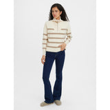 Vero Moda Vero Moda hoher Kragen VMSABA Restudsalg Birch Silver Mink