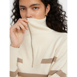 Vero Moda Vero Moda hoher Kragen VMSABA Restudsalg Birch Silver Mink