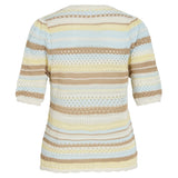 VILA Vila Damen Top VIMINA Top Pastel Yellow CLOUD NANTUCKET TRAVERTINE