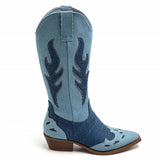 SHOES Abby Damen Cowboyboots 9632A Restudsalg Jeans