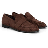 SHOES Akina Damen Loafers Y-113 Shoes Coffee