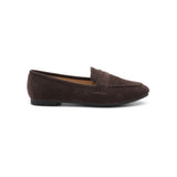 SHOES Anastasia Damen Slipper H8-565 Ballerinas Brown