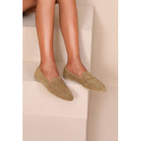 SHOES Anastasia Damen Slipper H8-565 Shoes Camel