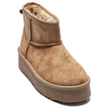 SHOES Ariane Damen Teddy Winterstiefel WD145 Restudsalg Camel