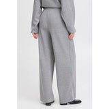 b.young B.YOUNG DAMENHOSE BYPUSTI Pant Mid Grey Melange