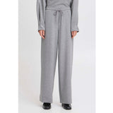 b.young B.YOUNG DAMENHOSE BYPUSTI Pant Mid Grey Melange