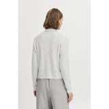b.young B.YOUNG Damen-Cardigan BYMIFFA Restudsalg Light Grey Melange