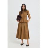 b.young B.YOUNG Damen Rock BYISSALI Skirt Sepia