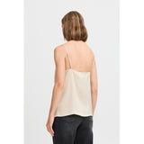 b.young B.YOUNG Damen Top BYFLAIR Top Cement