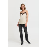 b.young B.YOUNG Damen Top BYFLAIR Top Cement