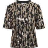 b.young B.YOUNG Damen Top BYREI Restudsalg Gold Abstract Mix