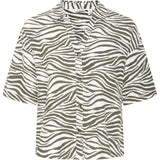 b.young B.YOUNG Damenbluse BYFALAKKA Shirt Animal Kalamata Mix