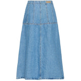 b.young B.YOUNG Damenrock BYKACILA Skirt Mid Blue Denim