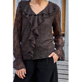 Black Colour BLACK COLOUR Damen Bluse BCAISHA Blouse Coffee
