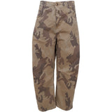Black Colour BLACK COLOUR Damen Hosen BCAILA Pant Brown Camouflage