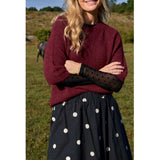 Black Colour BLACK COLOUR Damen Mesh BCJENNIE Blouse Black