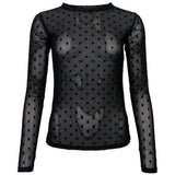 Black Colour BLACK COLOUR Damen Mesh BCJENNIE Blouse Black