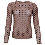 Black Colour BLACK COLOUR Damen Mesh BCJENNIE Blouse Espresso