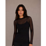 Black Colour BLACK COLOUR dame Mesh BCJESSIE Blouse Black