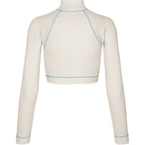 Rosemunde Barbara Kristoffersen T-Shirt BK146-037 Restudsalg Ivory