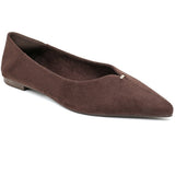 SHOES Belina Damen Ballerina schuhe 9873 Shoes Mocca
