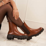 SHOES Christine Damen Stiefel 1689 Restudsalg Camel