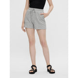 PIECES Damen-Sweatshorts „PCCHILLI SUMMER“ Shorts Light Grey Melange
