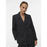 Vero Moda Vero Moda Damen Blazer VMBESTIE Restudsalg Dark grey melange