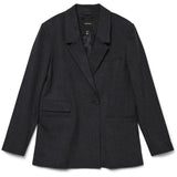 Vero Moda Vero Moda Damen Blazer VMBESTIE Restudsalg Dark grey melange