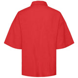 PIECES Damen Hemd PCMILANO Shirt Poppy Red