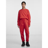 PIECES Damen Sweatpants PCCHILLI Restudsalg Poppy Red