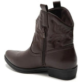 SHOES Faya Damen Cowboyboots 9591A Restudsalg Brown