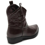 SHOES Faya Damen Cowboyboots 9591A Restudsalg Brown