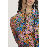 ICHI ICHI dame kjole IHDUNALA Restudsalg Pink multi flower