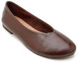 SHOES Isa Damen Ballerinas 9787 Restudsalg Brown
